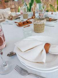 Wooden Napkin Rings - Set of 4, to Complement our Tablecloths and Napkins - Zapurah - Table Decor - www.zapurah.com