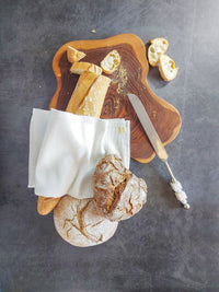 Bread Knife Deluxe Beaded with White Beads for cutting bread, cake, pastry and pies - Zapurah - Lifestyle - www.zapurah.com