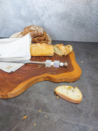 Bread Knife Deluxe Beaded with White Beads for cutting bread, cake, pastry and pies - Zapurah - Lifestyle - www.zapurah.com
