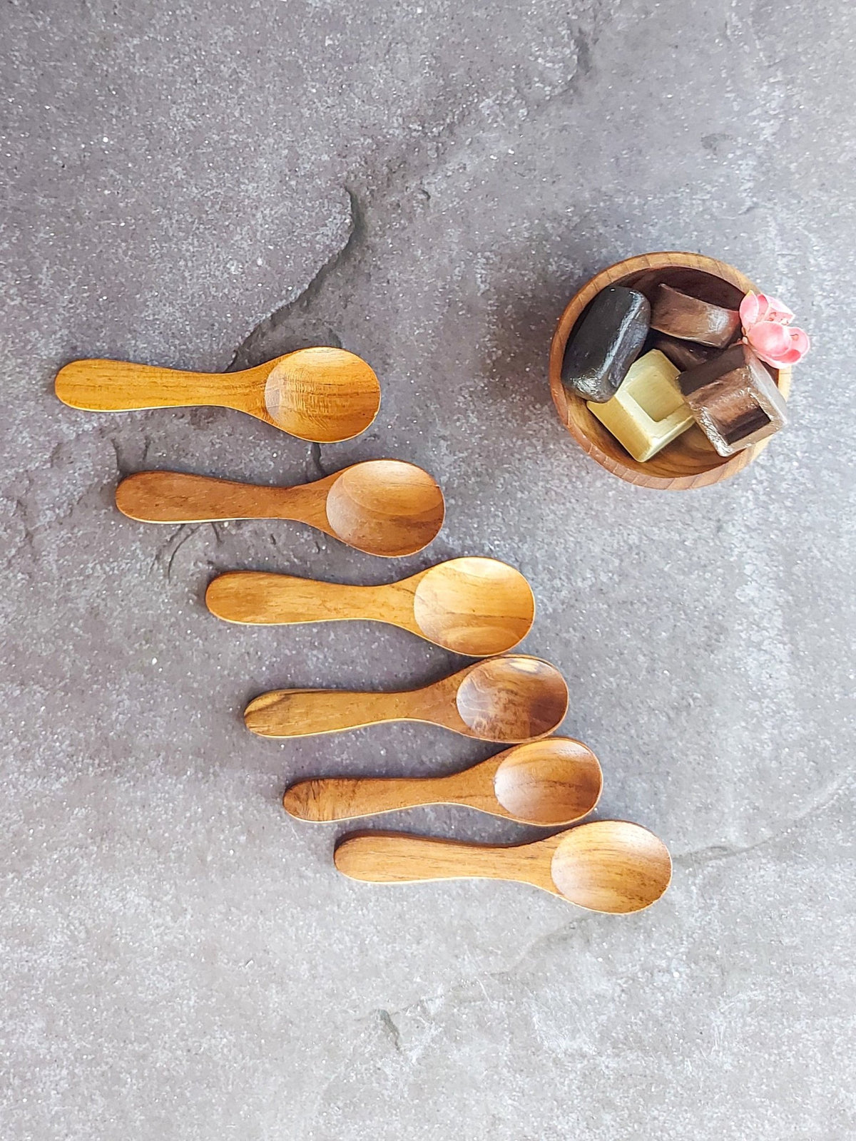 Wooden Coffee Spoon Set of 6, Perfect for Stirring or Scooping - Zapurah - Table Decor - www.zapurah.com