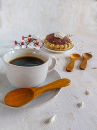 Wooden Coffee Spoon Set of 6, Perfect for Stirring or Scooping - Zapurah - Table Decor - www.zapurah.com
