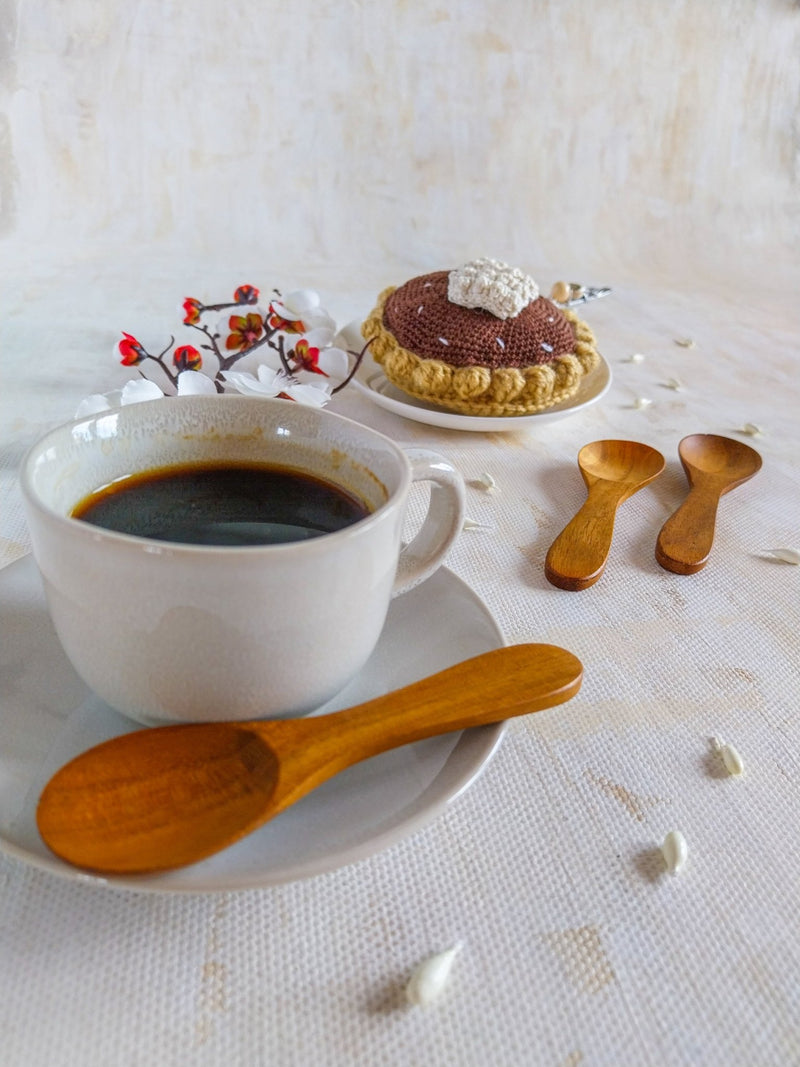 Wooden Coffee Spoon Set of 6, Perfect for Stirring or Scooping - Zapurah - Table Decor - www.zapurah.com