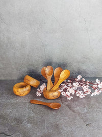 Wooden Coffee Spoon Set of 6, Perfect for Stirring or Scooping - Zapurah - Table Decor - www.zapurah.com