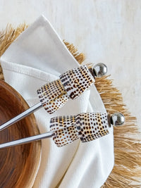 Salad Mixers Set with Dotted Cone Shells on the Handles - Set of 2 - Zapurah - Home Decor - www.zapurah.com