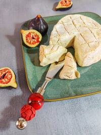 Butter Knife with Red Beads for Spreading Butter, Soft Cheeses or Dips - Zapurah - Lifestyle - www.zapurah.com