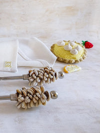 HIBAH - Luxurious Cake Slicer Set with Cowrie Shells - Set of 2 - Zapurah - Home Decor - www.zapurah.com