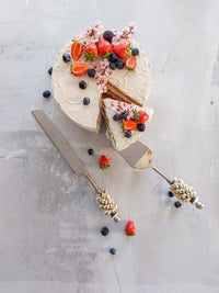 HIBAH - Luxurious Cake Slicer Set with Cowrie Shells - Set of 2 - Zapurah - Home Decor - www.zapurah.com