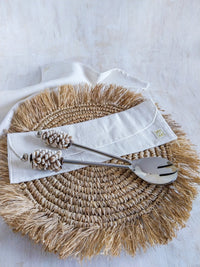 HIBAH - Luxurious Cake Slicer Set with Cowrie Shells - Set of 2 - Zapurah - Home Decor - www.zapurah.com