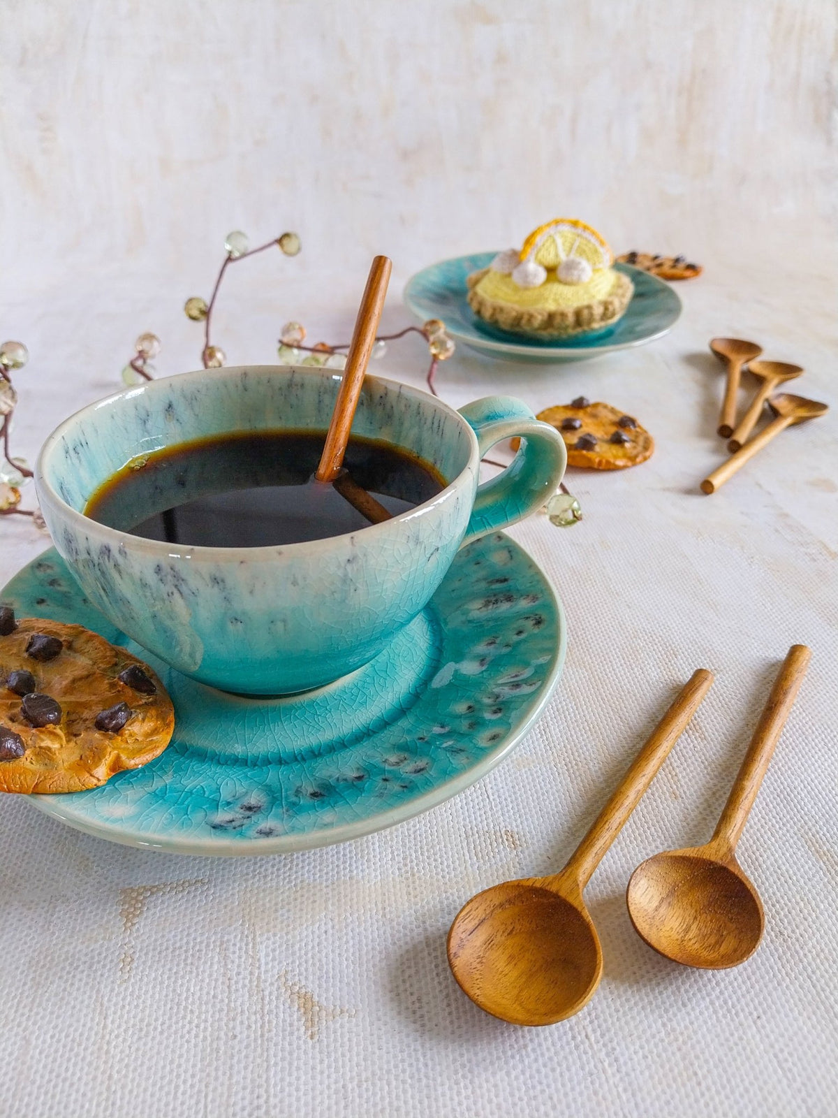 Wooden Mini Spoons for Coffee, Tea, Jam, Honey, Dips, Sauces or Sugar  - Set of 6 - Zapurah - Lifestyle - www.zapurah.com