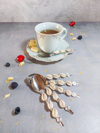 Coffee Spoons with Cowrie Shells for Coffee, Tea, Jam, Honey, Dips, Sauces or Sugar - Zapurah - Table Decor - www.zapurah.com