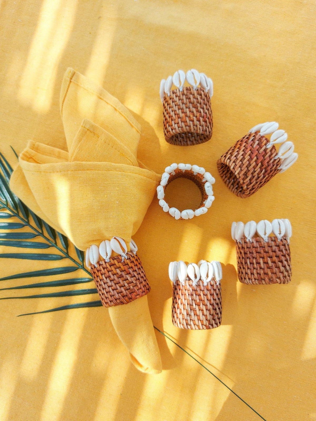 Reusable Vibrant Yellow Cotton Napkins - Set of 4 - Zapurah - Tablescapes - www.zapurah.com