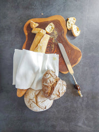 Bread Cutting Knife Deluxe with Brown Beads for cutting bread, cake, pastry and pies - Zapurah - Home Decor - www.zapurah.com