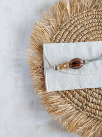 Bread Cutting Knife Deluxe with Brown Beads for cutting bread, cake, pastry and pies - Zapurah - Home Decor - www.zapurah.com