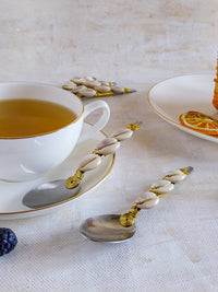 Coffee Spoons with Cowrie Shells for Coffee, Tea, Jam, Honey, Dips, Sauces or Sugar - Zapurah - Lifestyle - www.zapurah.com