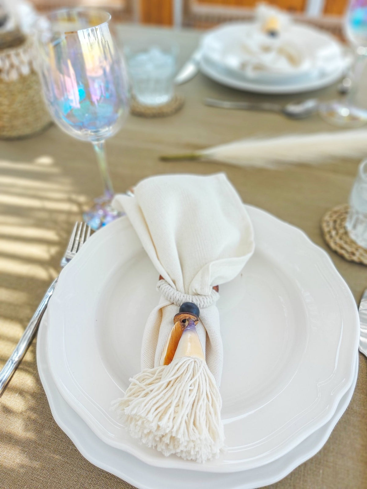 Cloth Napkins Set of 4 from Reusable Natural Cotton - Zapurah - Home Decor - www.zapurah.com