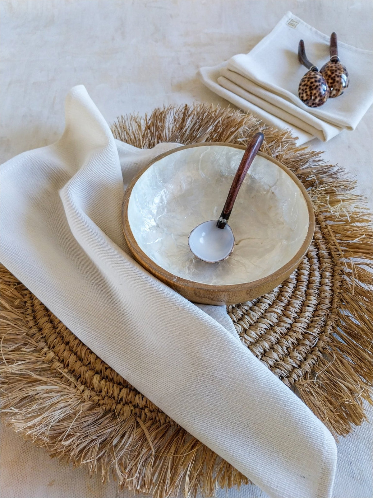 Cloth Napkins Set of 4 from Reusable Natural Cotton - Zapurah - Home Decor - www.zapurah.com