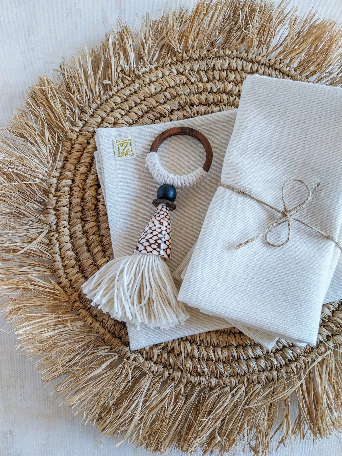 Cloth Napkins Set of 4 from Reusable Natural Cotton - Zapurah - Home Decor - www.zapurah.com
