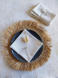 Cloth Napkins Set of 4 from Reusable Natural Cotton - Zapurah - Home Decor - www.zapurah.com