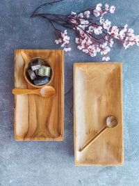 Wooden Serving Tray for serving summer drinks, tea, coffee, fruits, pastries, snacks - Zapurah - Lifestyle - www.zapurah.com